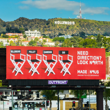 MADE Better Campaign Launches Cheeky Billboards Touting Canadian Talent in Hollywood